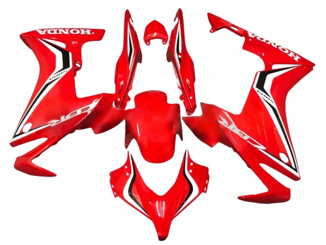 Comprare Carena Moto Honda CBR500R 2013-2015 - Rosso Bianco Nero Banda
