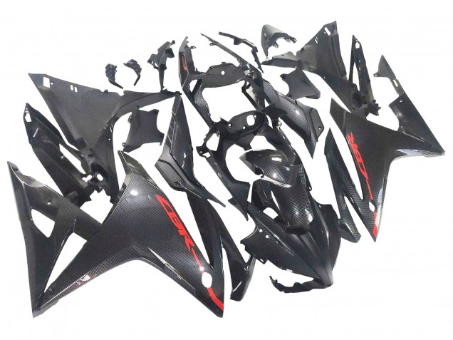 Comprare Carena Moto Honda CBR500R 2016-2018 - Nero Fibra di Carbonio Rosso