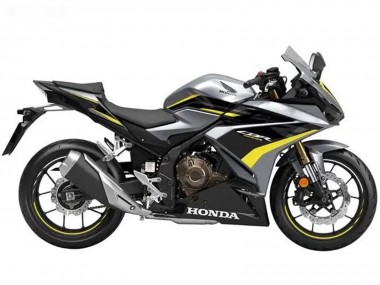 Comprare Carena Moto Honda CBR500R 2022-2023 - Argento Giallo Nero Lucido