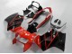 Comprare Carena Moto Honda VFR 800 1998-2001 - Rosso Nero Lucido Banda