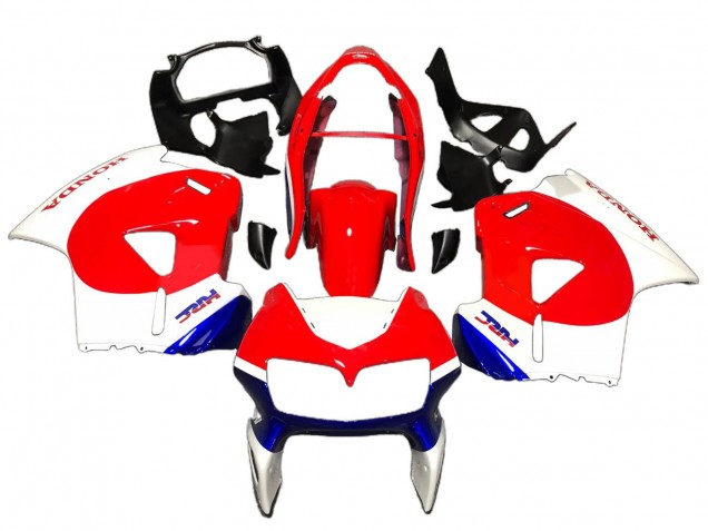Comprare Carena Moto Honda VFR 800 1998-2001 - Bianco Rosso Blu