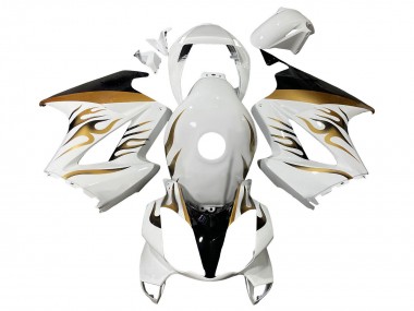 Comprare Carena Moto Honda VFR 800 2002-2013 - Bianco Oro Fiamma
