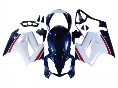 Comprare Carena Moto Honda VFR 800 2002-2013 - Bianco Rosso Blu Scuro