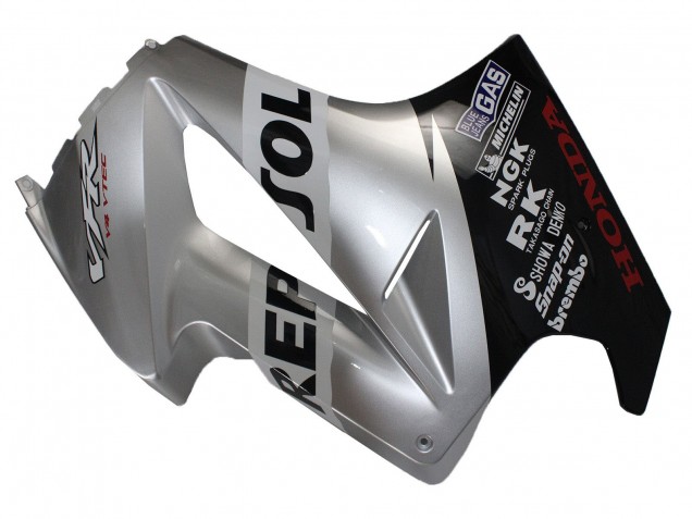 Comprare Carena Moto Honda VFR 800 2002-2013 - Argento Nero Lucido Repsol