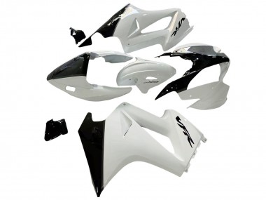 Comprare Carena Moto Honda VFR 800 2002-2013 - Bianco Perla Nero Lucido Decal