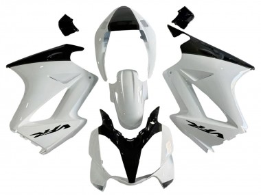 Comprare Carena Moto Honda VFR 800 2002-2013 - Bianco Perla Nero Lucido Decal