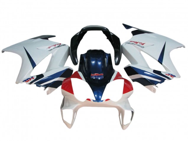 Comprare Carena Moto Honda VFR 800 2002-2013 - Bianco Rosso Blu Scuro HRC