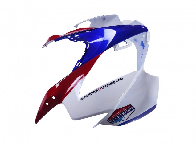Comprare Carena Moto Honda VFR 800 2002-2013 - Bianco Rosso Blu Motul