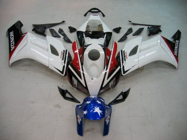 Comprare Carena Moto Honda CBR1000RR 2004-2005 - Bianco Rosso Nero Lucido Blu Stella