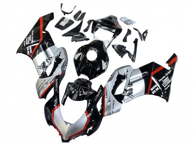 Comprare Carena Moto Honda CBR1000RR 2004-2005 - Argento Nero Lucido Rosso Banda