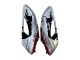 Comprare Carena Moto Honda CBR1000RR 2004-2005 - Argento Nero Lucido Rosso Banda