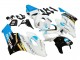 Comprare Carena Moto Honda CBR1000RR 2004-2005 - Bianco Azzurro Chiaro Giallo Nero Konica Minolta