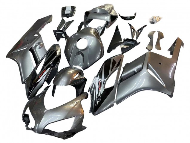 Comprare Carena Moto Honda CBR1000RR 2004-2005 - Argento Nero Lucido