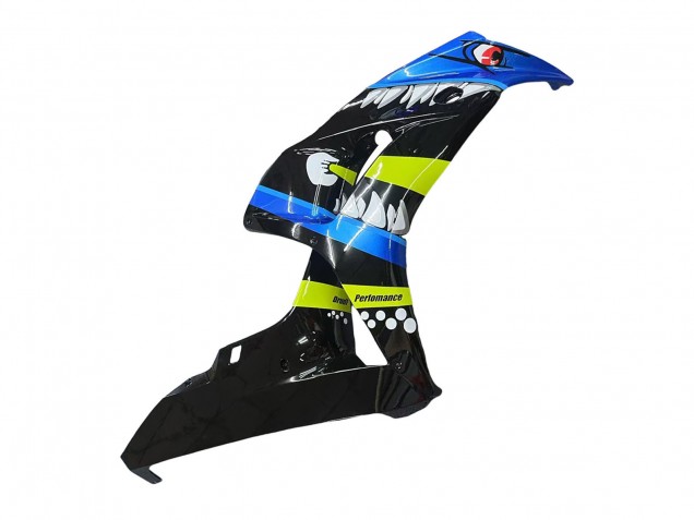 Comprare Carena Moto Honda CBR1000RR 2006-2007 - Blu Fluorescent Verde Nero Lucido Squalo 46