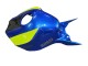 Comprare Carena Moto Honda CBR1000RR 2006-2007 - Blu Fluorescent Verde Nero Lucido Squalo 46