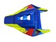Comprare Carena Moto Honda CBR1000RR 2006-2007 - Blu Fluorescent Verde Nero Lucido Squalo 46