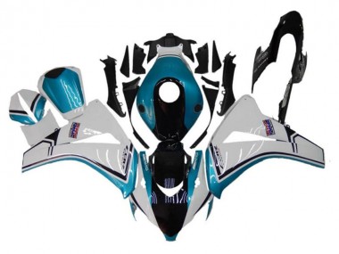 Comprare Carena Moto Honda CBR1000RR 2008-2011 - Bianco Blu Nero Lucido