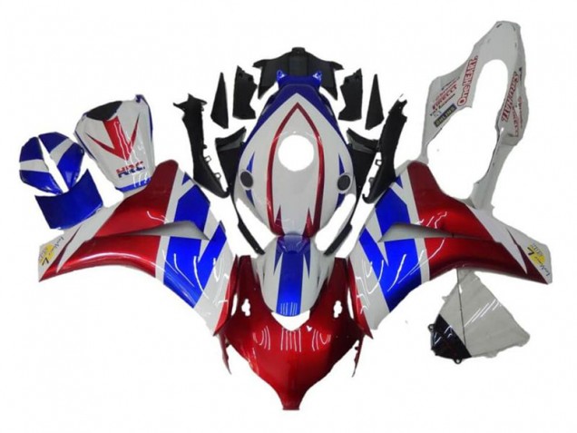 Comprare Carena Moto Honda CBR1000RR 2008-2011 - Bianco Rosso Blu