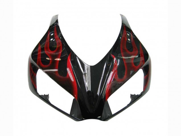 Comprare Carena Moto Honda CBR1000RR 2006-2007 - Nero Lucido Rosso Fiamma