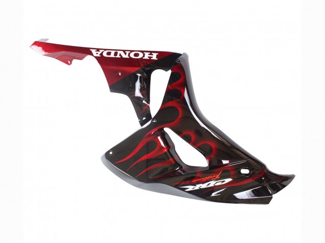 Comprare Carena Moto Honda CBR1000RR 2006-2007 - Nero Lucido Rosso Fiamma