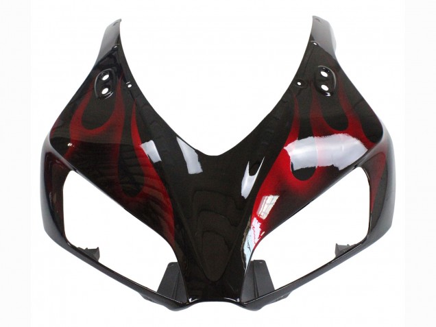 Comprare Carena Moto Honda CBR1000RR 2006-2007 - Nero Lucido Rosso Fiamma