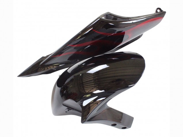Comprare Carena Moto Honda CBR1000RR 2006-2007 - Nero Lucido Rosso Fiamma