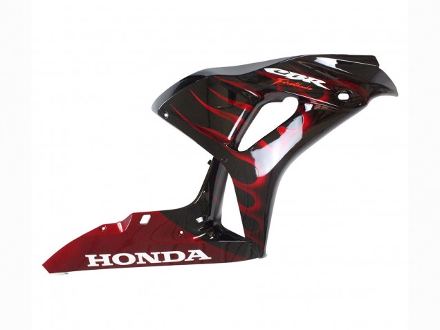 Comprare Carena Moto Honda CBR1000RR 2006-2007 - Nero Lucido Rosso Fiamma