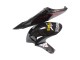 Comprare Carena Moto Honda CBR1000RR 2006-2007 - Nero Lucido Giallo Rosso Fiamma