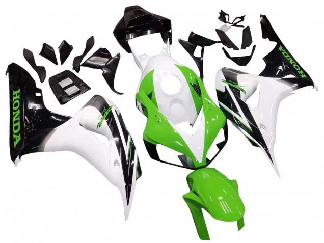 Comprare Carena Moto Honda CBR1000RR 2006-2007 - Bianco Verde Nero Lucido