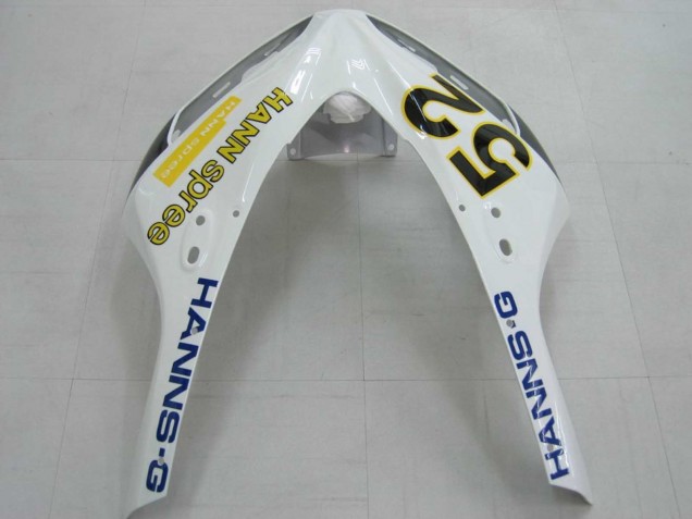 Comprare Carena Moto Honda CBR1000RR 2006-2007 - Bianco Verde Nero Lucido Hannspree 52