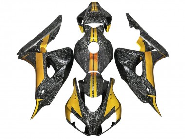 Comprare Carena Moto Honda CBR1000RR 2006-2007 - Oro Nero Forgiato Fibra di Carbonio