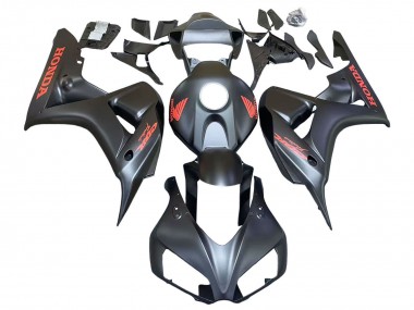 Comprare Carena Moto Honda CBR1000RR 2006-2007 - Nero Opaco Rosso Decals