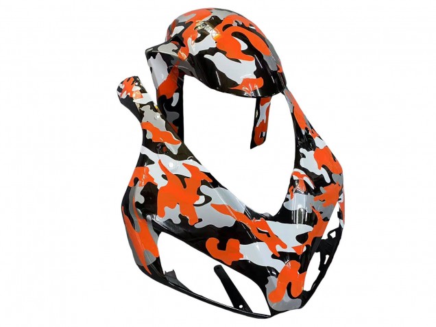 Comprare Carena Moto Honda CBR1000RR 2006-2007 - Nero Arancia Argento Camouflage
