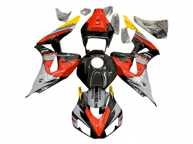 Comprare Carena Moto Honda CBR1000RR 2006-2007 - Nardo Grigio Rosso Giallo Nero Lucido Red Bull Repsol HRC