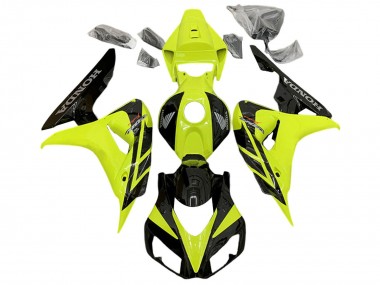 Comprare Carena Moto Honda CBR1000RR 2006-2007 - Giallo Nero Lucido