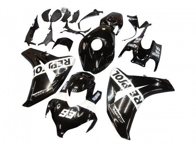 Comprare Carena Moto Honda CBR1000RR 2008-2011 - Nero Lucido Bianco Repsol 93