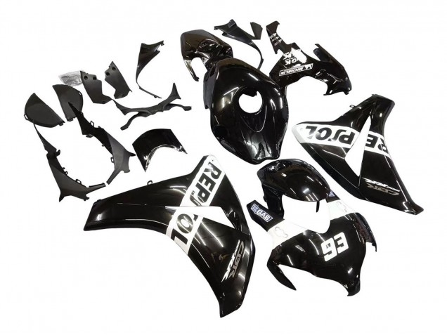 Comprare Carena Moto Honda CBR1000RR 2008-2011 - Nero Lucido Bianco Repsol 93