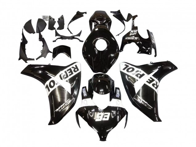 Comprare Carena Moto Honda CBR1000RR 2008-2011 - Nero Lucido Bianco Repsol 93
