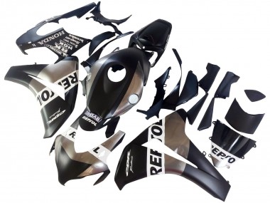 Comprare Carena Moto Honda CBR1000RR 2008-2011 - Argento Nero Opaco Repsol