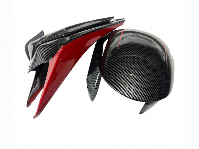 Comprare Carena Moto Honda CBR1000RR 2008-2011 - Nero Fibra di Carbonio Rosso