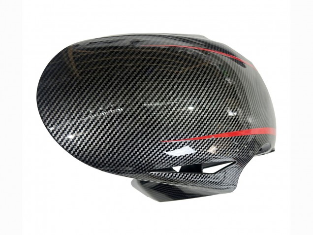 Comprare Carena Moto Honda CBR1000RR 2008-2011 - Nero Fibra di Carbonio Rosso