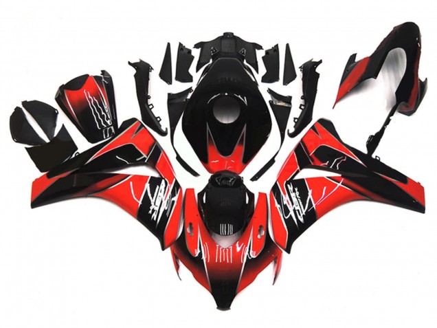 Comprare Carena Moto Honda CBR1000RR 2008-2011 - Rosso Nero Lucido