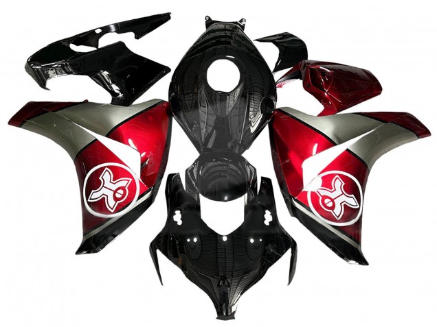 Comprare Carena Moto Honda CBR1000RR 2008-2011 - Grigio Rosso Nero Lucido
