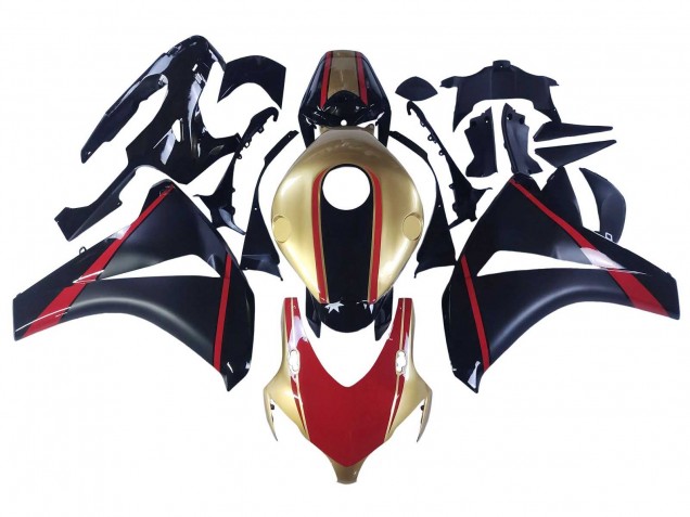 Comprare Carena Moto Honda CBR1000RR 2008-2011 - Oro Rosso Nero Lucido