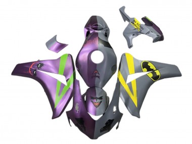 Comprare Carena Moto Honda CBR1000RR 2008-2011 - Viola Verde Grigio Giallo