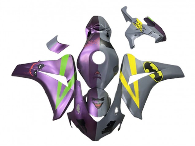 Comprare Carena Moto Honda CBR1000RR 2008-2011 - Viola Verde Grigio Giallo
