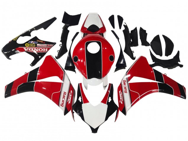 Comprare Carena Moto Honda CBR1000RR 2008-2011 - Rosso Bianco Nero Lucido Corsa