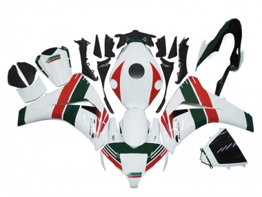 Comprare Carena Moto Honda CBR1000RR 2008-2011 - Bianco Rosso Verde Scuro