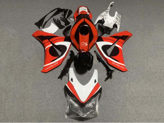 Comprare Kit Carena Moto Honda CBR1000RR 2008-2011 - Bianco Rosso Nero Lucido
