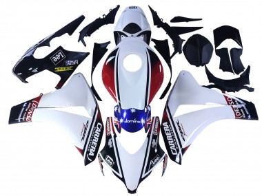 Comprare Carena Moto Honda CBR1000RR 2008-2011 - Bianco Rosso Blu Nero Stella Lee Carrera